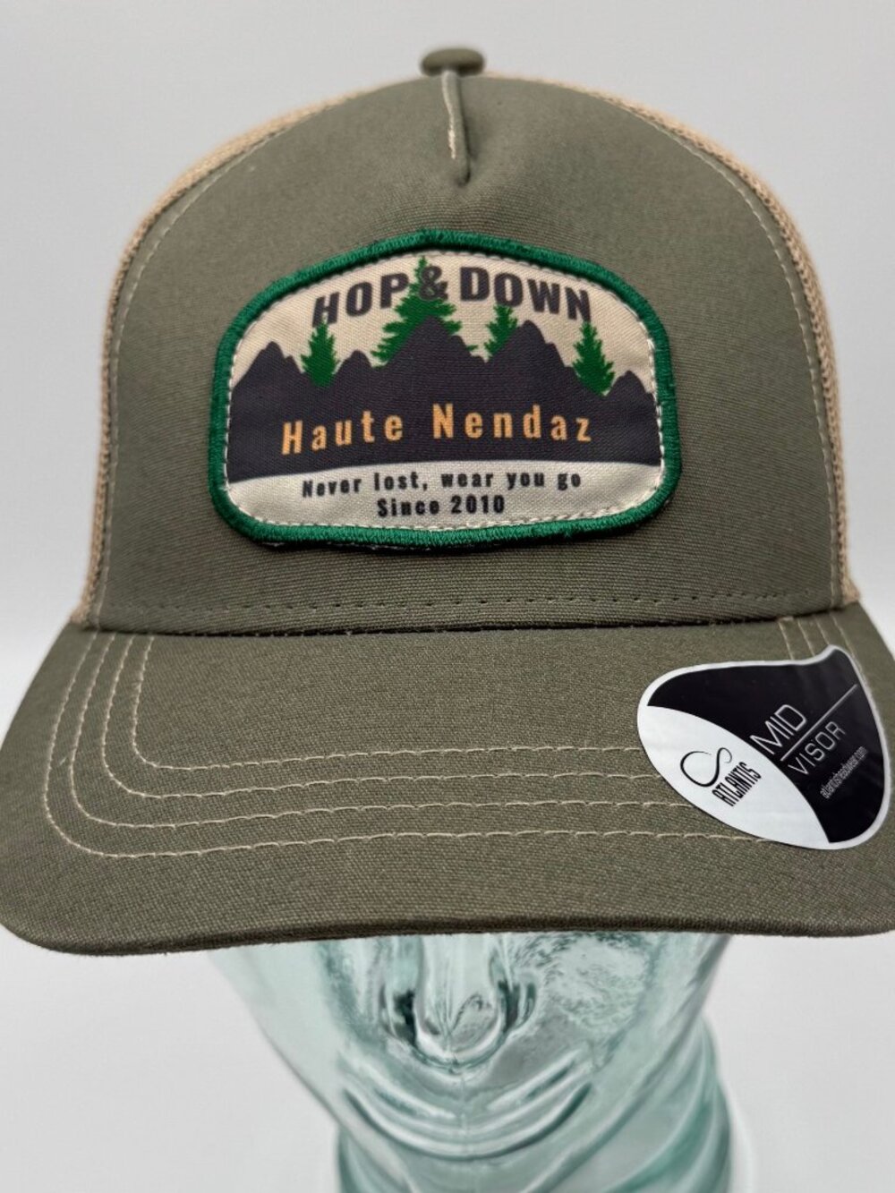 Atlantis Hop & Down Haute Nendaz Snapback Trucker Hat One Size Cap Italy Adjust